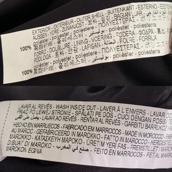 Zara Laminated V-neck Long Sleeve Mini Dress Sz Medium Fuchsia /Pink - Picture 6 of 6